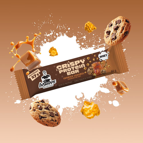 Crispy Protein Bar Cookies Caramel